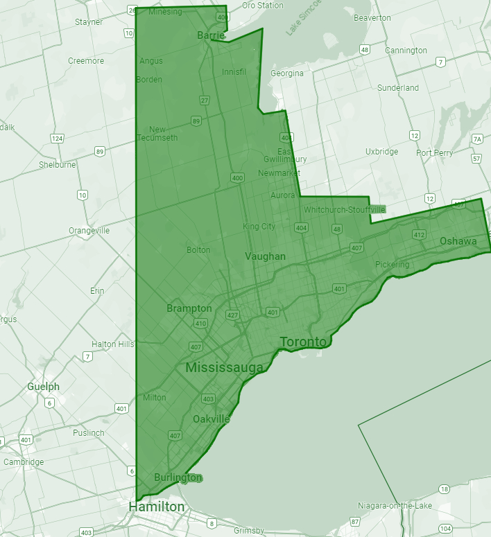 move your stuff service areas map